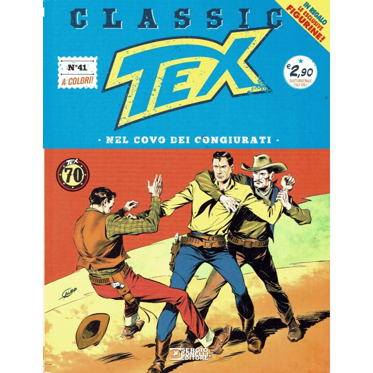 Classic TEX  41 a colori nel covo dei congiurati USATO ed. Bonelli