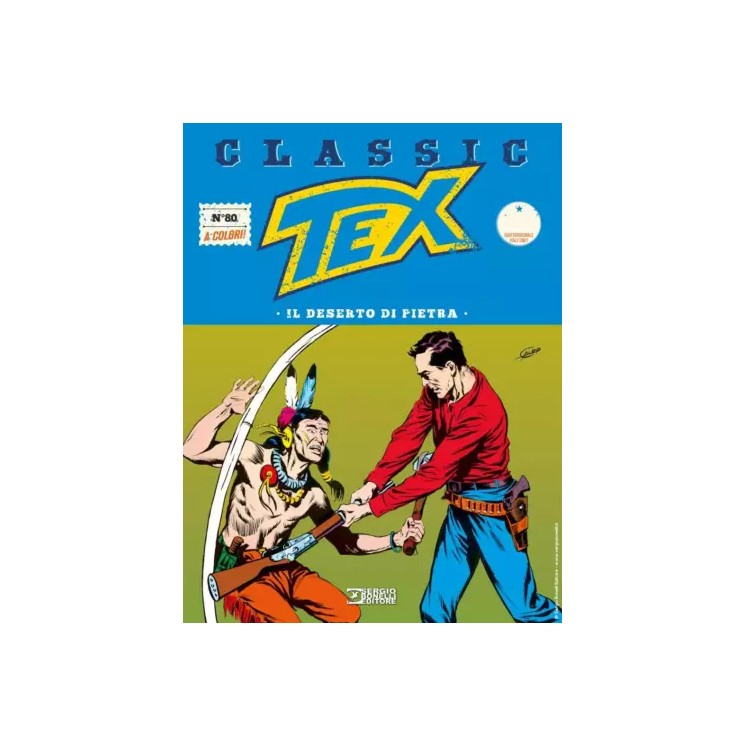 Classic Tex  80 a colori il deserto di pietra di Bonelli USATO ed. Bonelli