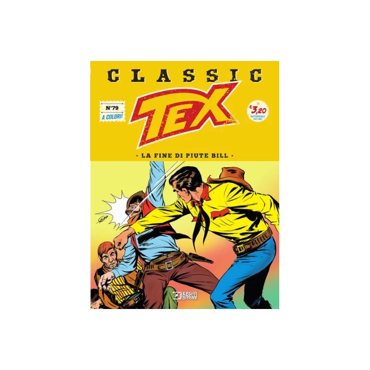 Classic Tex  79 a colori la fine di Piute Bill di Bonelli USATO ed. Bonelli