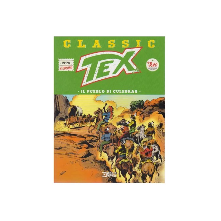 Classic Tex  78 a colori il pueblo di Culebras di Bonelli USATO ed. Bonelli