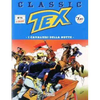 Classic Tex  71 a colori i cavalieri della notte di Bonelli USATO ed. Bonelli