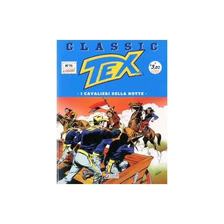 Classic Tex  71 a colori i cavalieri della notte di Bonelli USATO ed. Bonelli