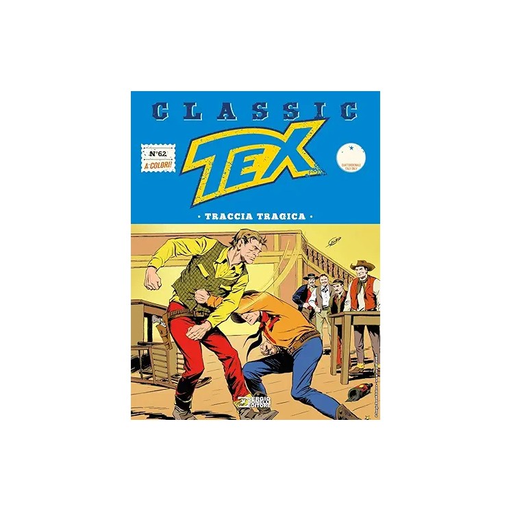 Classic Tex  62 a colori traccia tragica di Bonelli USATO ed. Bonelli