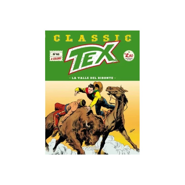 Classic Tex  60 a colori la valle del bisonte di Bonelli USATO ed. Bonelli