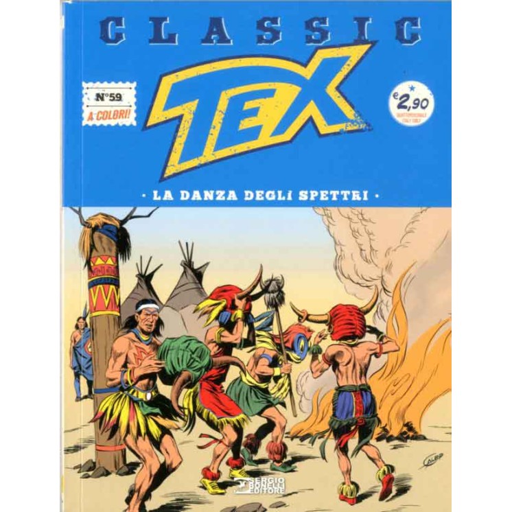 Classic Tex  59 a colori la danza degli spettri di Bonelli USATO ed. Bonelli