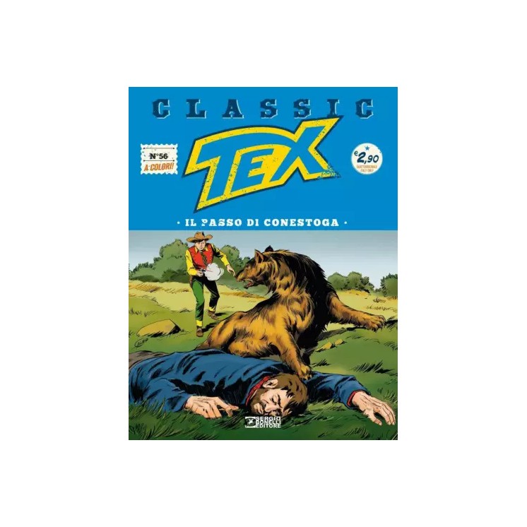 Classic Tex  56 a colori il passo di Conestoga di Bonelli USATO ed. Bonelli