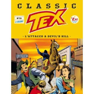 Classic Tex  55 a colori l'attacco a devil's hill di Bonelli USATO ed. Bonelli