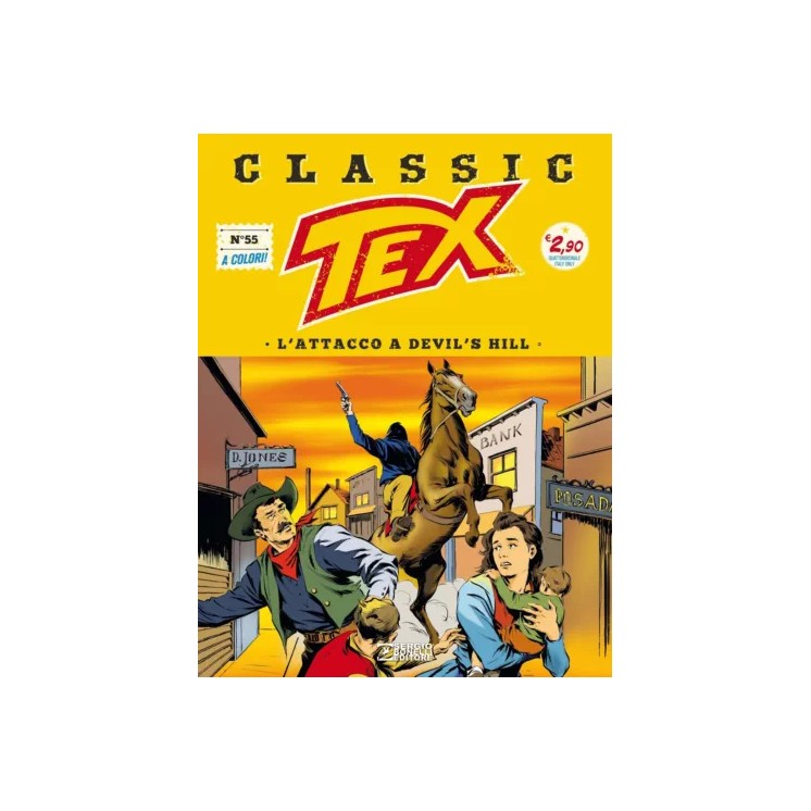 Classic Tex  55 a colori l'attacco a devil's hill di Bonelli USATO ed. Bonelli