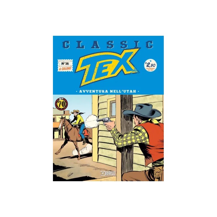 Classic Tex  38 a colori avventura nell'Utah di Bonelli USATO ed. Bonelli