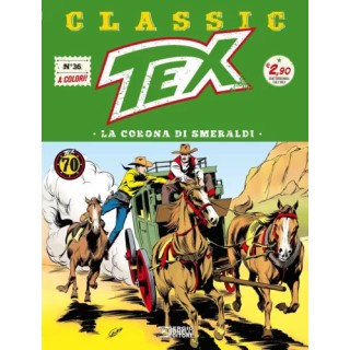 Classic Tex  36 a colori corona dai sette smeraldi di Bonelli USATO ed. Bonelli