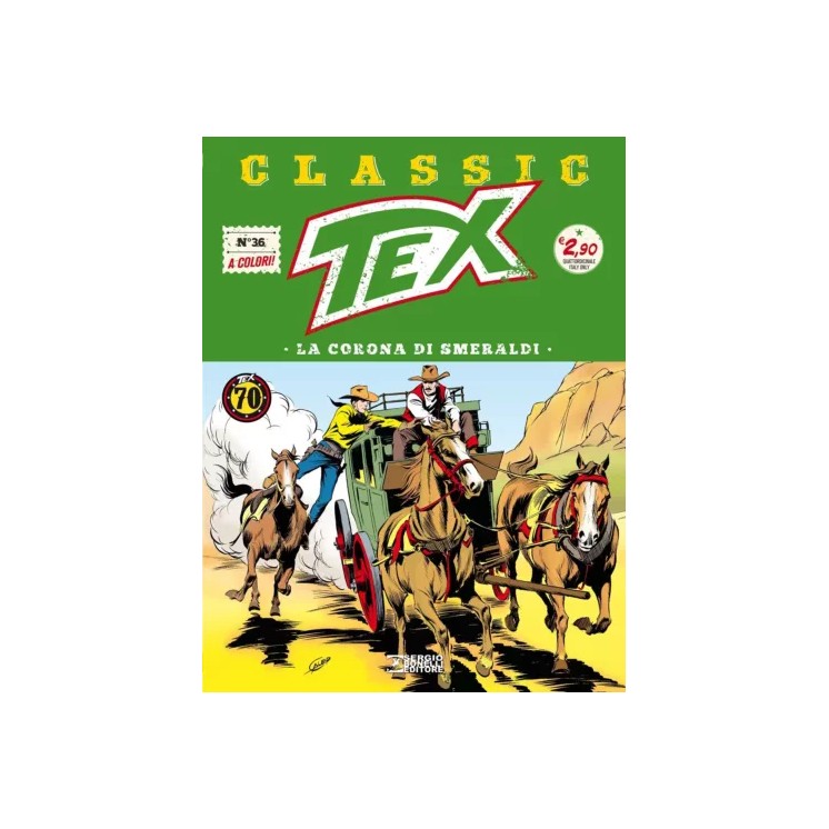 Classic Tex  36 a colori corona dai sette smeraldi di Bonelli USATO ed. Bonelli