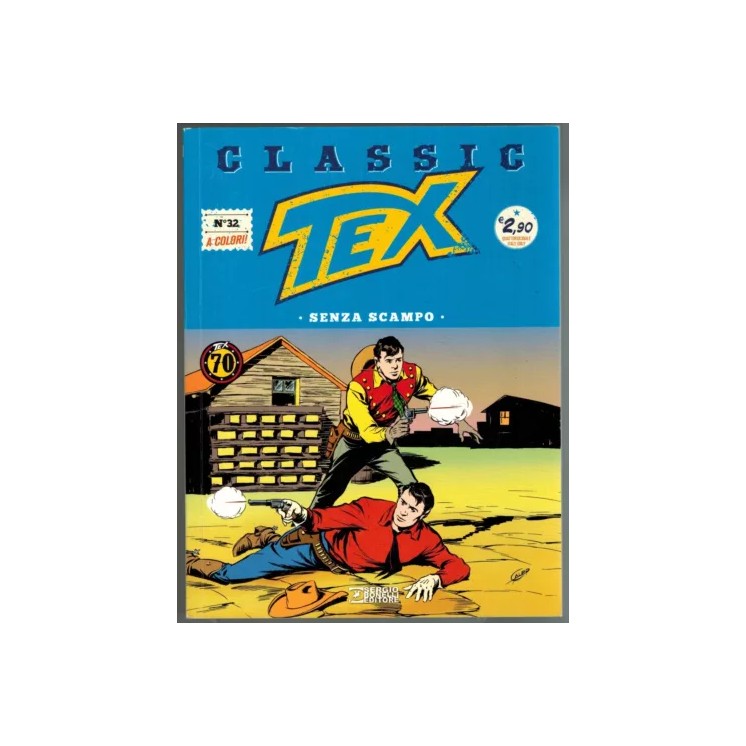 Classic Tex  32 a colori senza scampo di Bonelli USATO ed. Bonelli