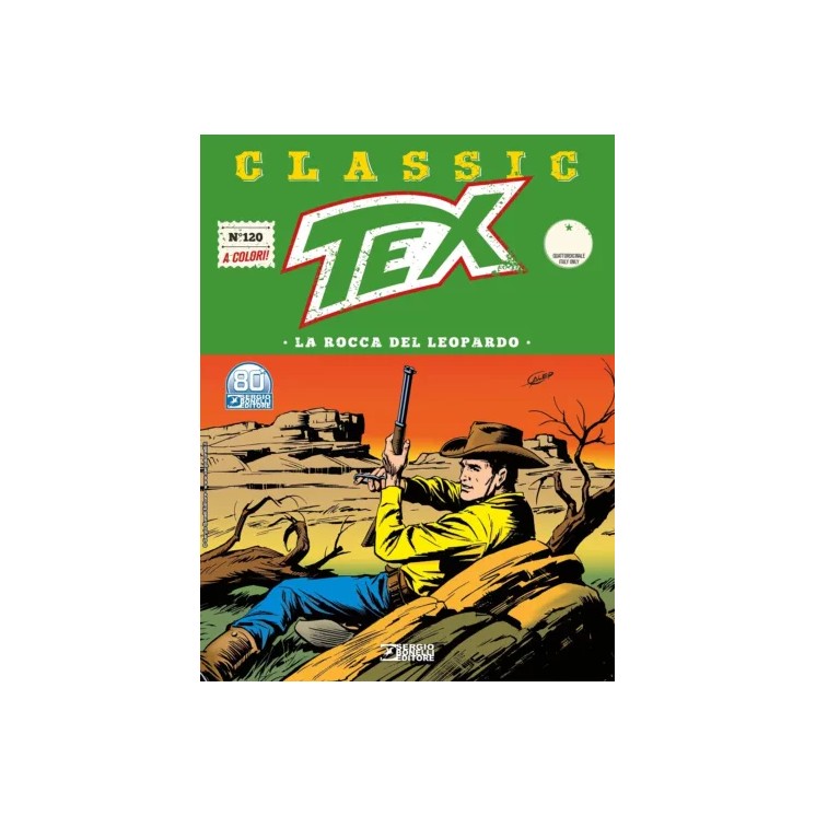 Classic Tex 120 a colori la rocca del leopardo di Bonelli USATO ed. Bonelli