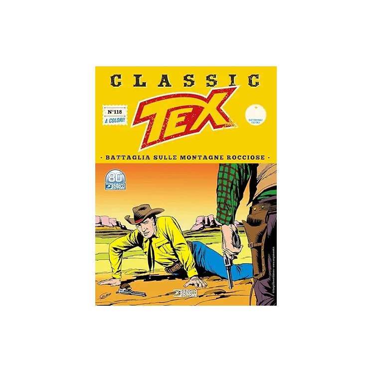 Classic Tex 118 a colori battaglia sulle montagne di Bonelli USATO ed. Bonelli