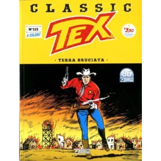 Classic Tex 115 a colori terra bruciata di Carson di Bonelli USATO ed. Bonelli
