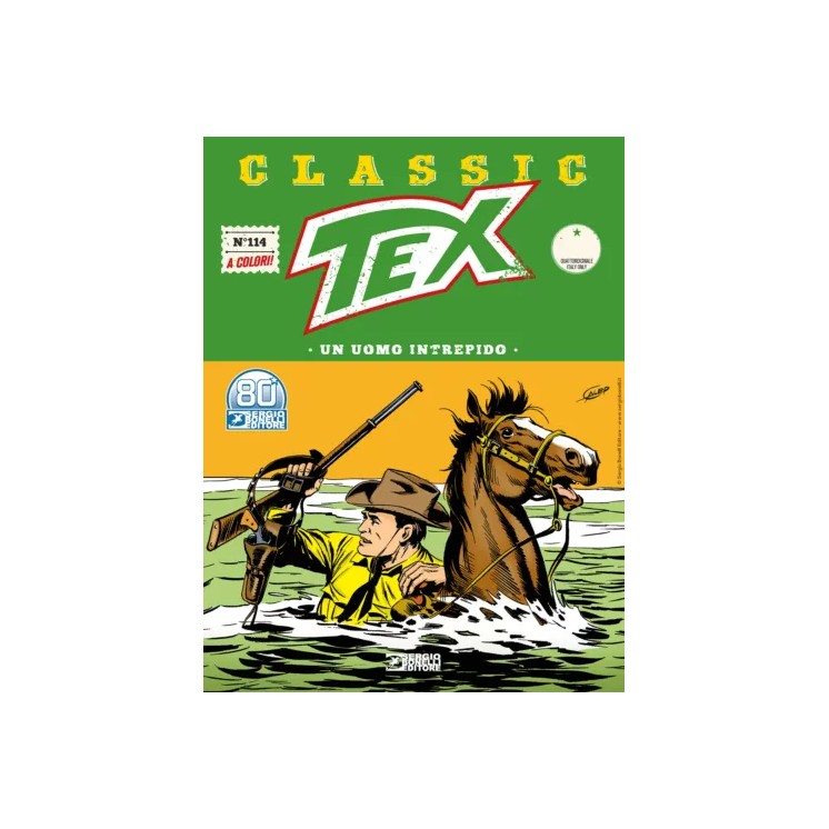 Classic Tex 114 a colori un uomo intrepido di Bonelli USATO ed. Bonelli