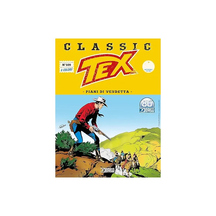 Classic Tex 109 a colori piani di vendetta di Bonelli USATO ed. Bonelli
