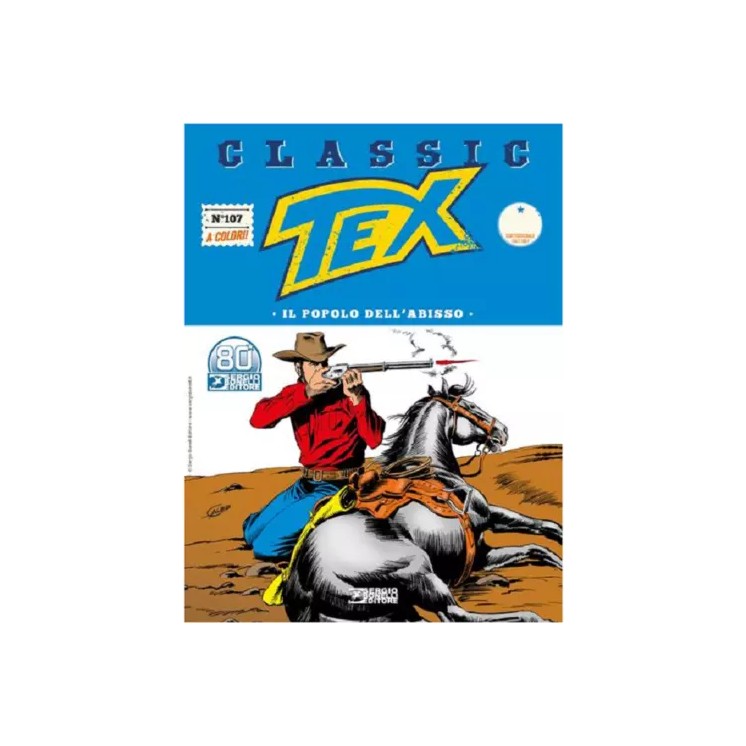 Classic Tex 107 a colori il popolo dell'abisso di Bonelli USATO ed. Bonelli