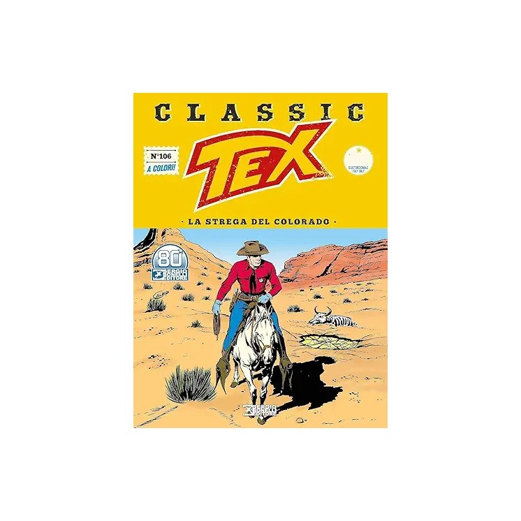 Classic Tex 106 a colori la strega del Colorado di Bonelli USATO ed. Bonelli