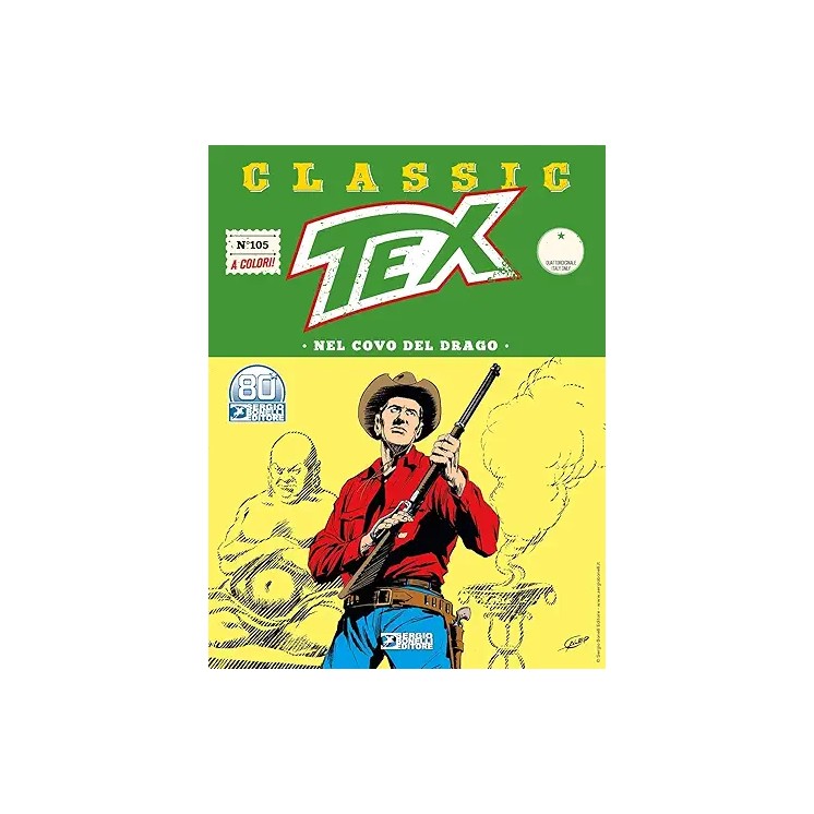Classic Tex 105 a colori nel covo del drago di Bonelli USATO ed. Bonelli