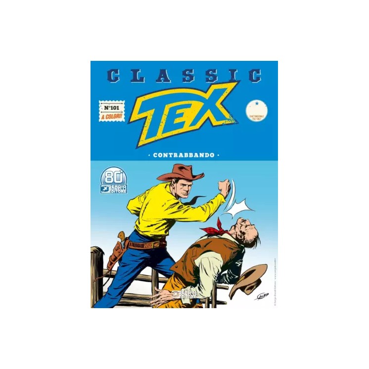 Classic Tex 101 a colori contrabbando di Bonelli USATO ed. Bonelli