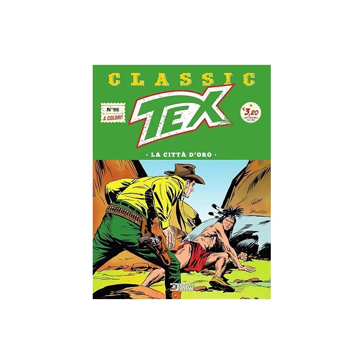 Classic Tex  99 a colori sotterranei castello di Bonelli USATO ed. Bonelli