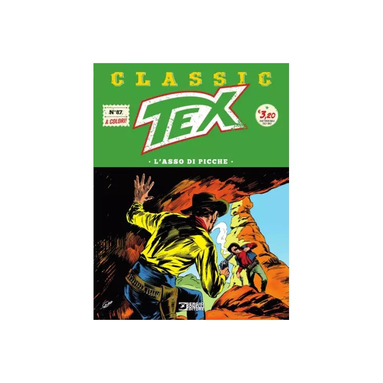 Classic Tex  87 a colori l'asso di picche di Bonelli USATO ed. Bonelli