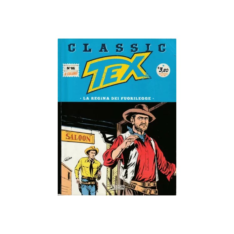Classic Tex  86 a colori la regina dei fuorilegge di Bonelli USATO ed. Bonelli