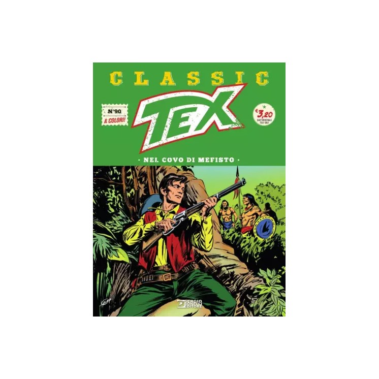 Classic Tex  90 a colori nel covo di Mefisto di Bonelli USATO ed. Bonelli