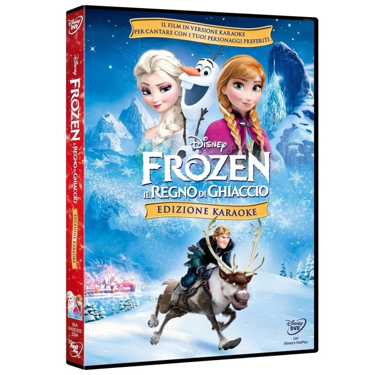 DVD Frozen il regno di ghiaccio edizione karaoke ITA usato ed. Disney B78