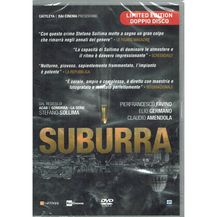 DVD Suburra limited edition ITA usato ed. 01 Distribution B78