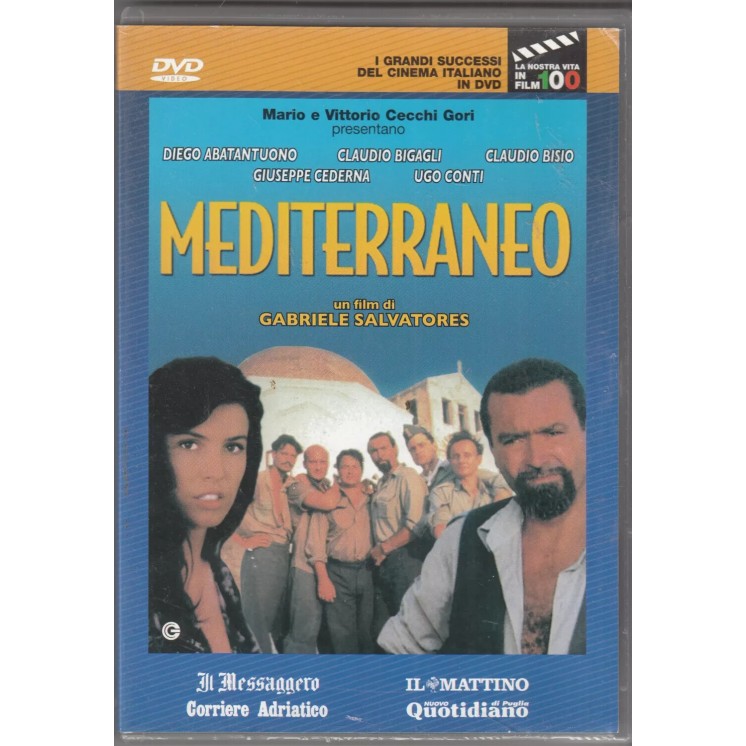 DVD Mediterraneo ITA usato EDITORIALE ed. Il Messaggero B78