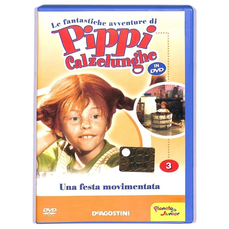 DVD Fantastiche avventure Pippi Calzalunghe 3 TA usato EDIT. ed. DeAgostini B78