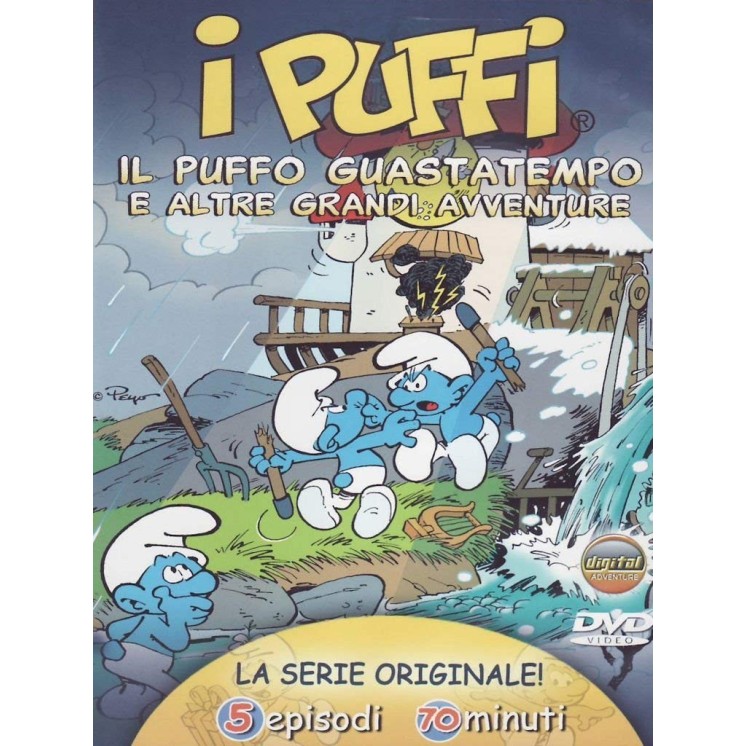 DVD I puffi il puffo guastafeste 5 episodi ITA usato ed. Digital Adventure B79