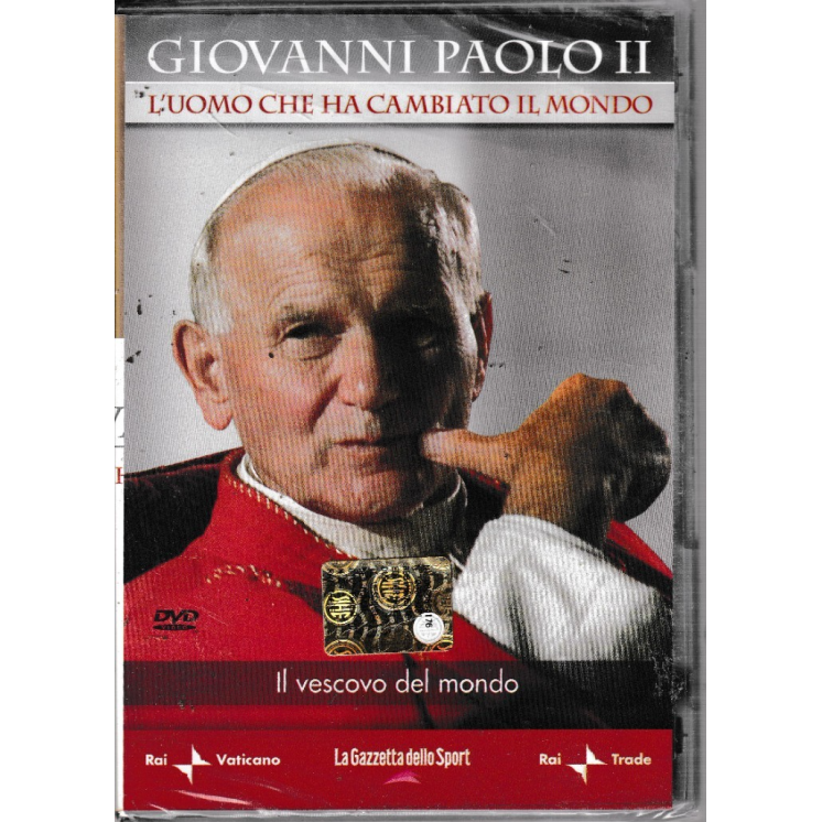 DVD Giovanni Paolo II vescovo mondo ITA nuovo EDITORIALE ed. Gazzetta Sport B79