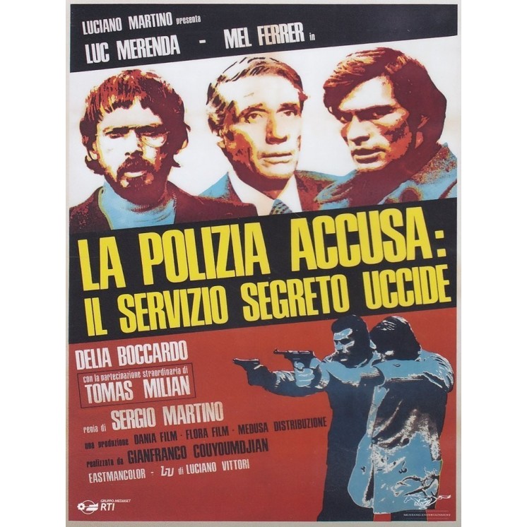 DVD La polizia accusa servizio segreto uccide ITA nuovo EDIT. ed. Rai B62