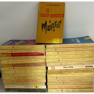 Simenon : LOTTO Maigret 29 libri ed. Mondadori FF18