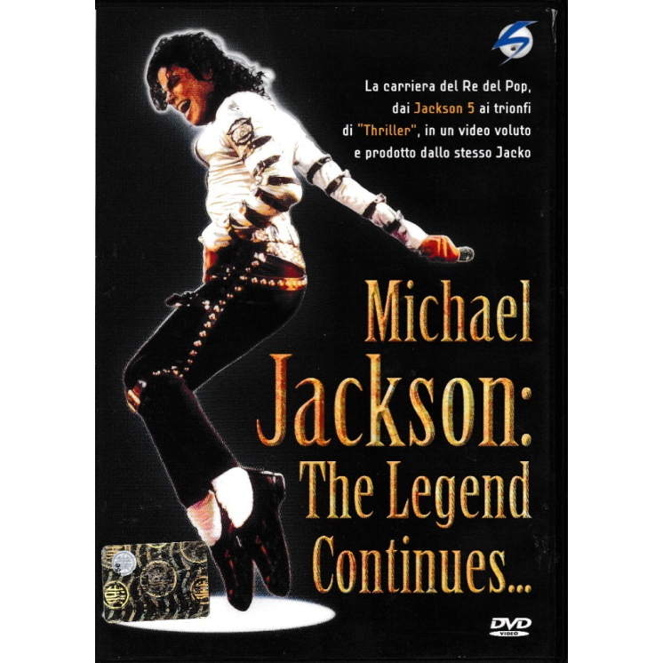 DVD Michael Jackson the legend continues ITA usato ed. Storm Video B77