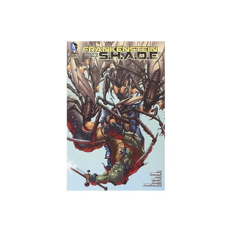 Dc dark 12 : Frankestein agente S. H. A. D. E. 2 di Lemire ed. Lion SU34