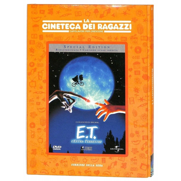 DVD Cinetica ragazzi : E. T. ITA nuovo EDITORIALE ed. Corriere Sera B61