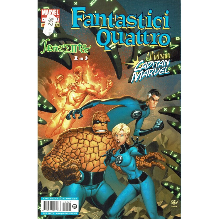 Fantastici Quattro seq. COMPLETA 227/229 Capitan Marvel 1/3 ed. Panini SU70