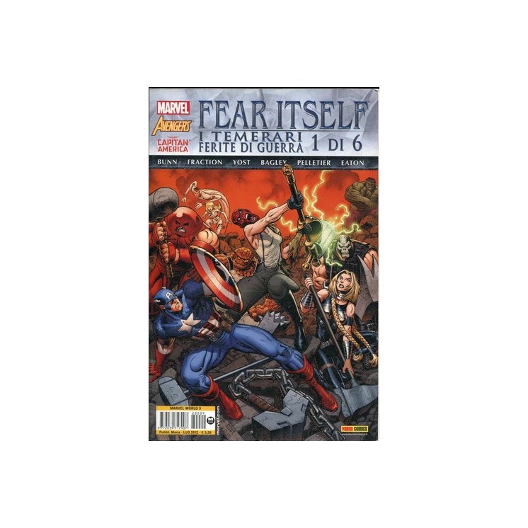 Marvel world 9/14 saga COMPL. Fear itself templari ferite 1/6 ed. Panini SU70