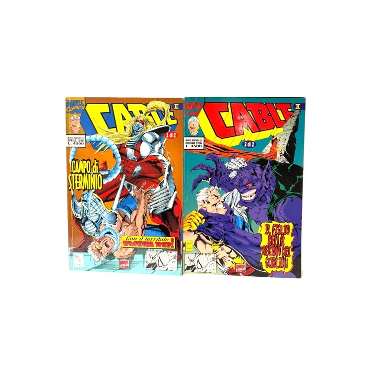 Marvel miniserie 24-25 saga COMPLETA 1/2 Cable ed. Panini Comics SU26