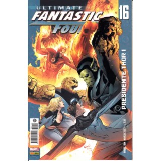 Ultimate Fantastic Four 16-17 saga COMPLETA 1/2 presidente Thor ed. Panini SU24