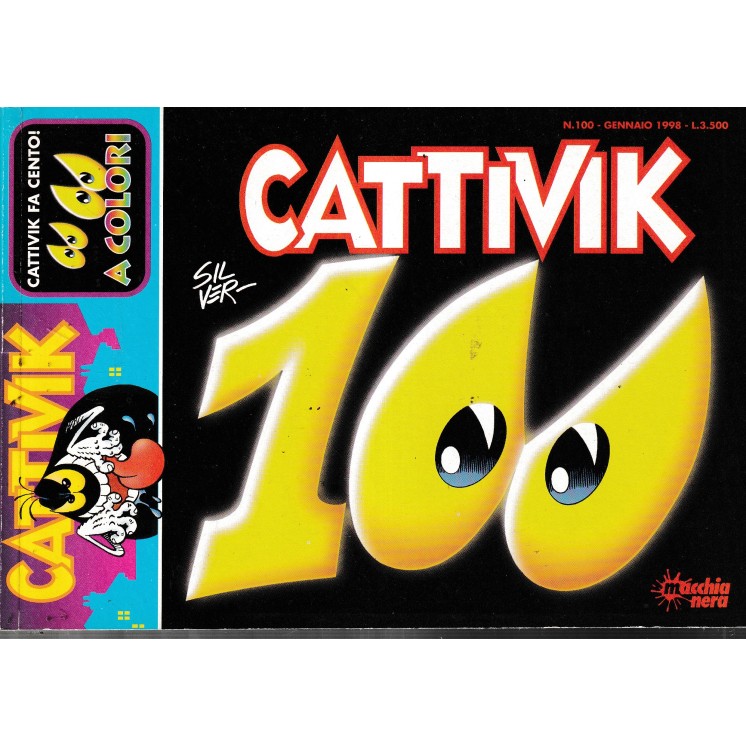 Cattivik 100 di Silver ed. Macchia Nera BO04