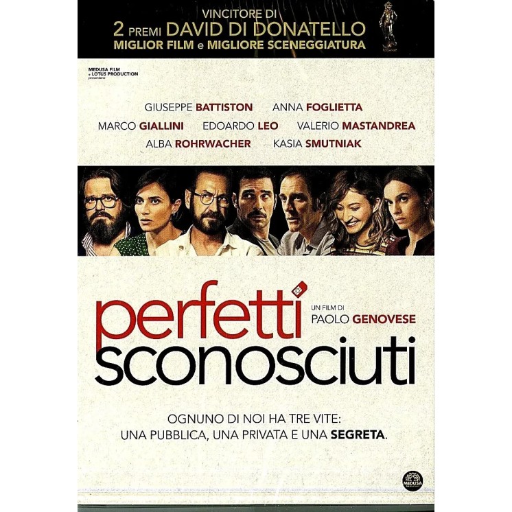 DVD Perfetti sconosciuti ITA usato EDITORIALE ed. Medusa B65