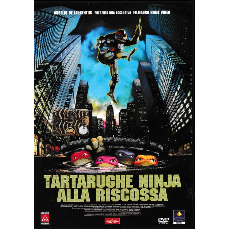 DVD Tartarughe ninja alla riscossa 1 EDIZIONE ITA usato ed. Filmauro B70