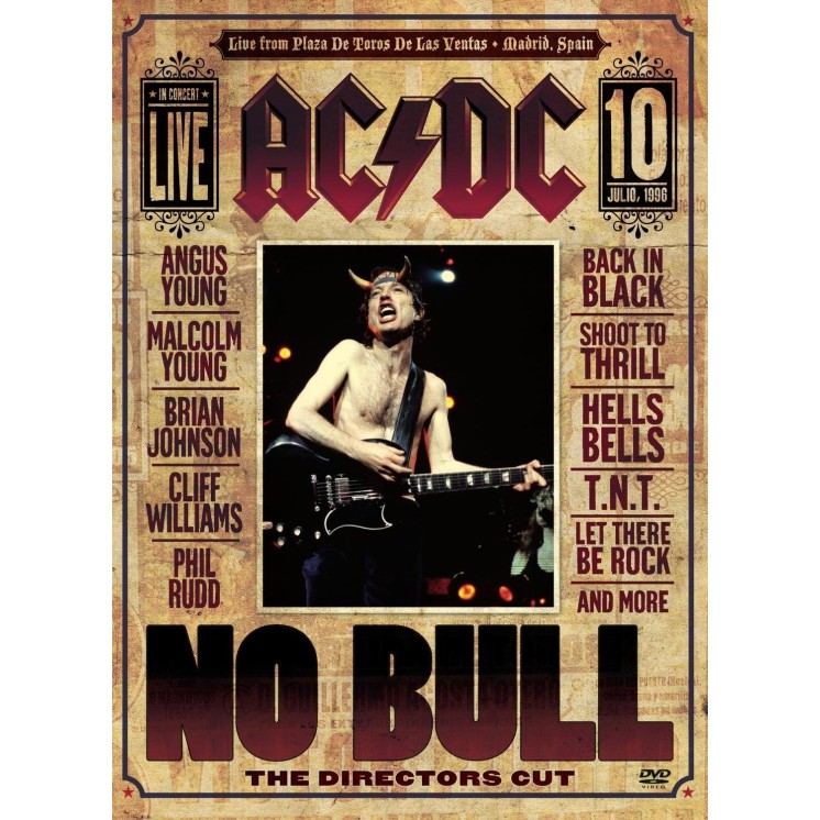 DVD AC DC no bull director's cut ITA usato ed. Columbia B54