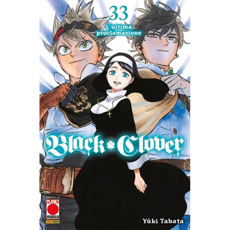 Black Clover 33 di Yuki Tabata RISTAMPA NUOVO ed. Panini Comics