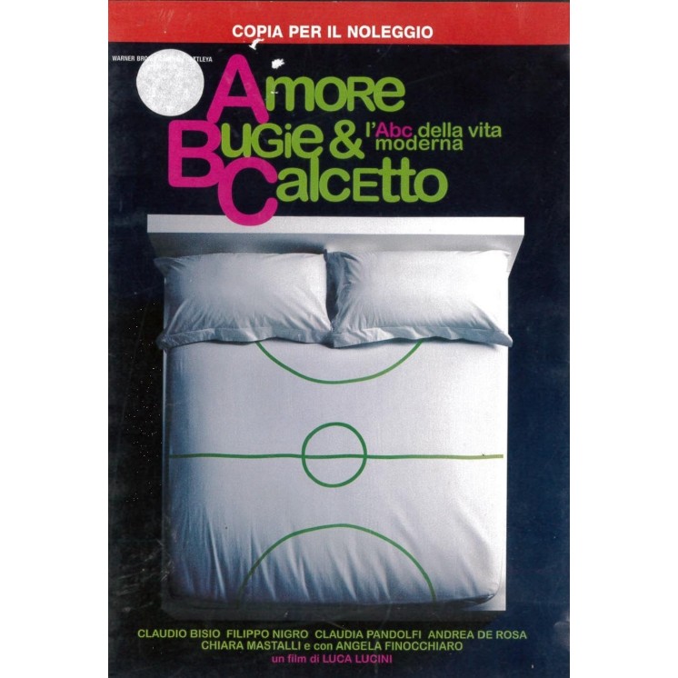 DVD Amore bugie e calcetto copia per noleggio ITA usato ed. Warner Bros B77